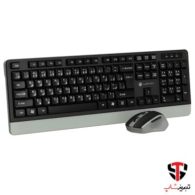 کیبورد و ماوس بی سیم لاجی کی مدل KM226
