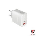 شارژر ترانیو مدل T-EU6C به همراه کابل Type-C