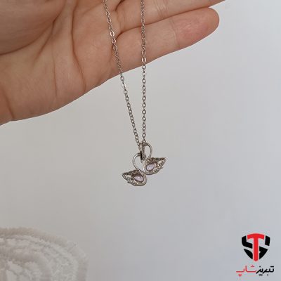 گردنبند جواهری قو